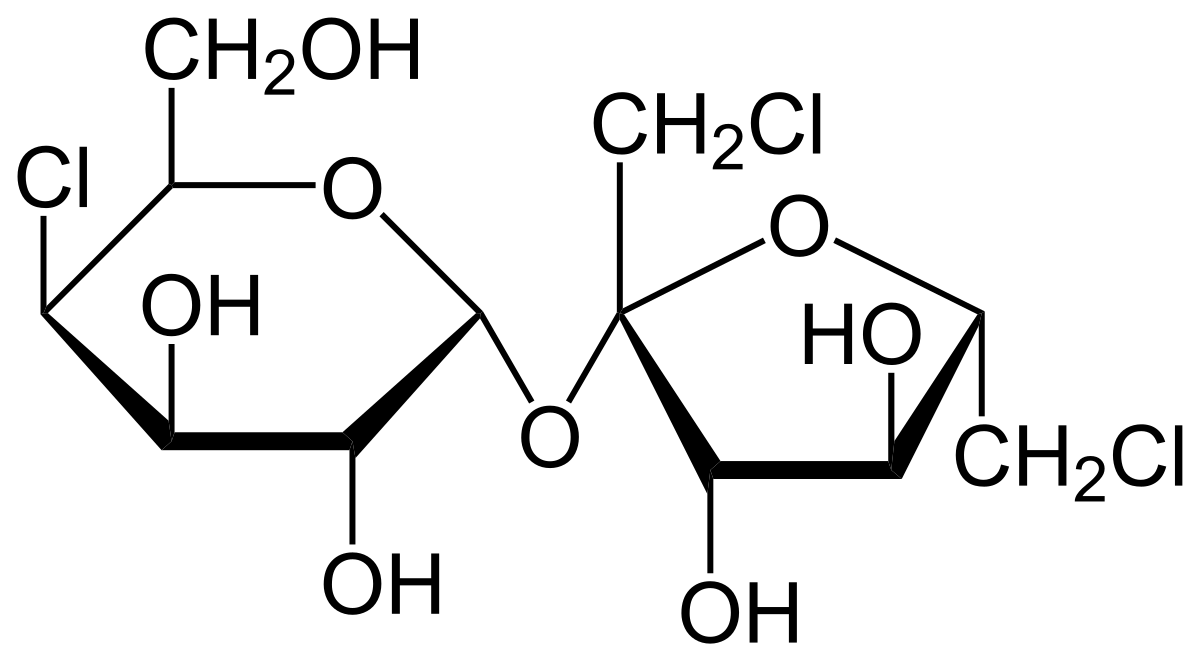 sucralosa estructura molecular